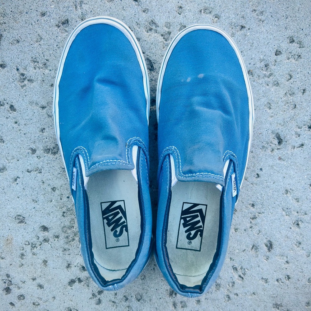 Vintage Navy Vans Classic Slip Ons
